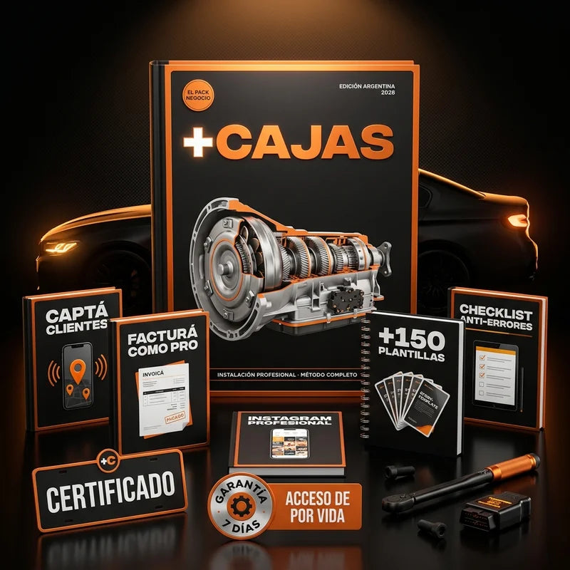 +CAJAS: Instalación y reparación de cajas automáticas + 5 Bonus de Regalo